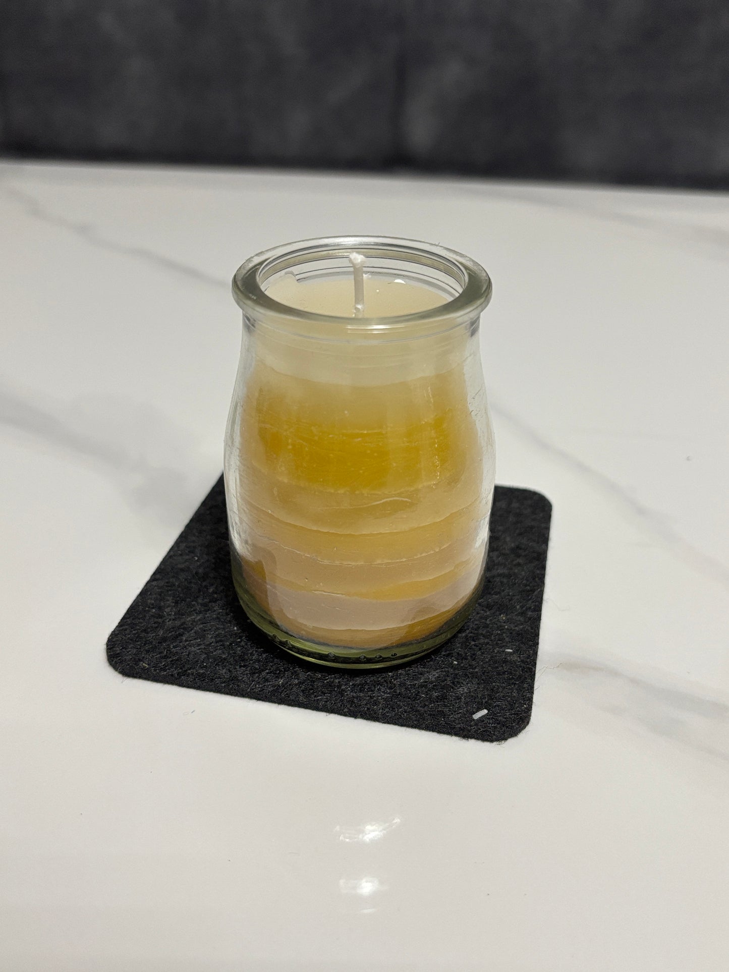 Kerze im Glas