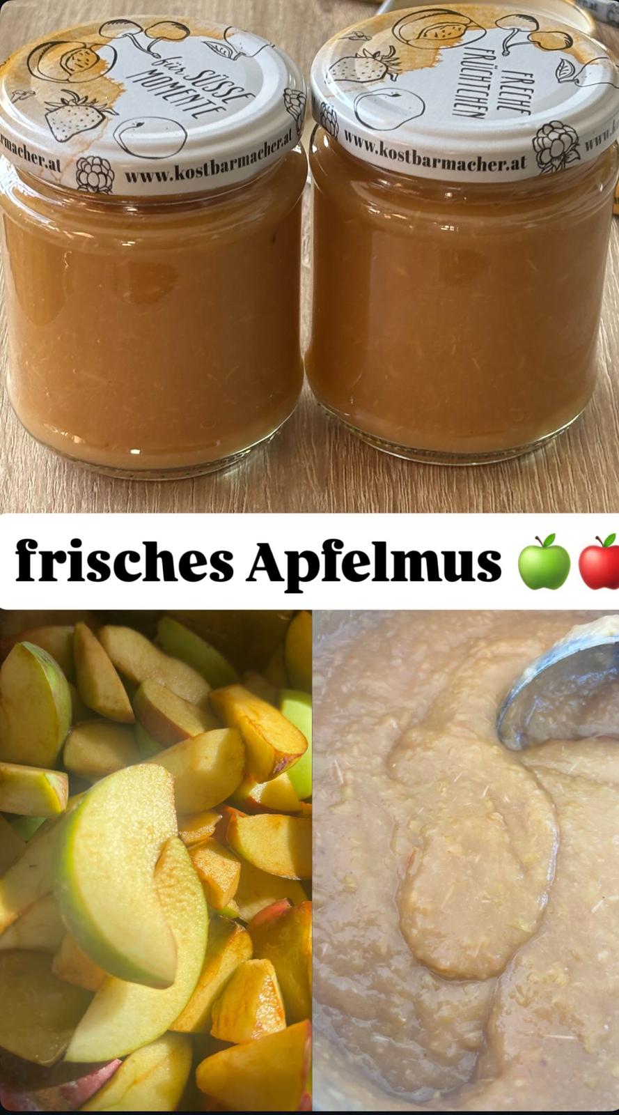 Hausgemachtes Apfelmus